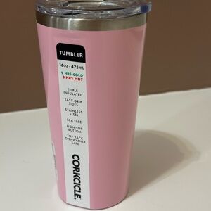 Corkcicle Pink Stainless Steel Tumbler